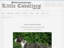 Tablet Screenshot of little-cavaliers.de